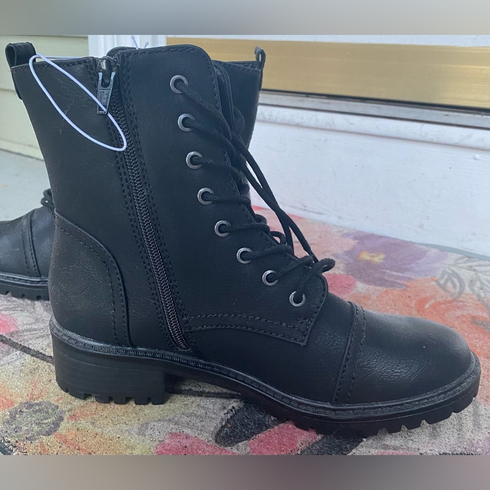 Black Combat Boots